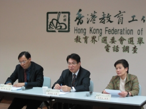 教育界「選委會選舉投票意欲」電話調查