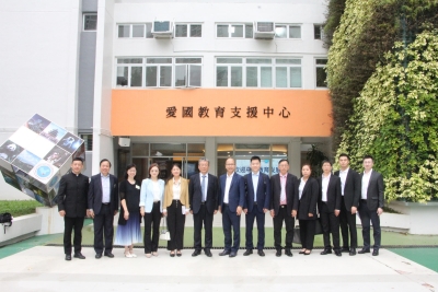 中國教育發展基金會王建光秘書長及廣東省教育廳朱建華副廳長分別親臨中心指導