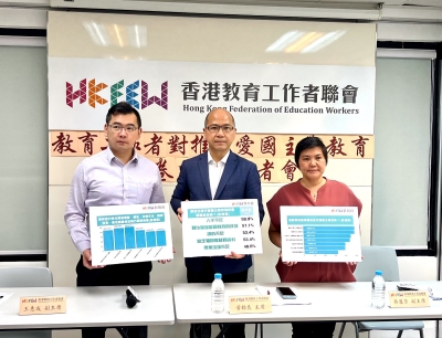 「教育工作者對推行愛國主義教育」 問卷調查記者會