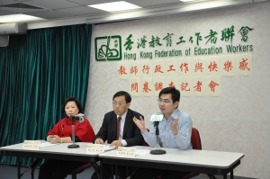 3成教師不快樂「一校一行政主任」不容緩