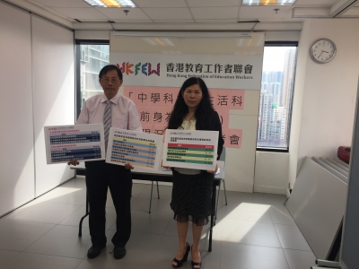 「中學科技與生活科（前身為家政科）學科現況」調查簡報